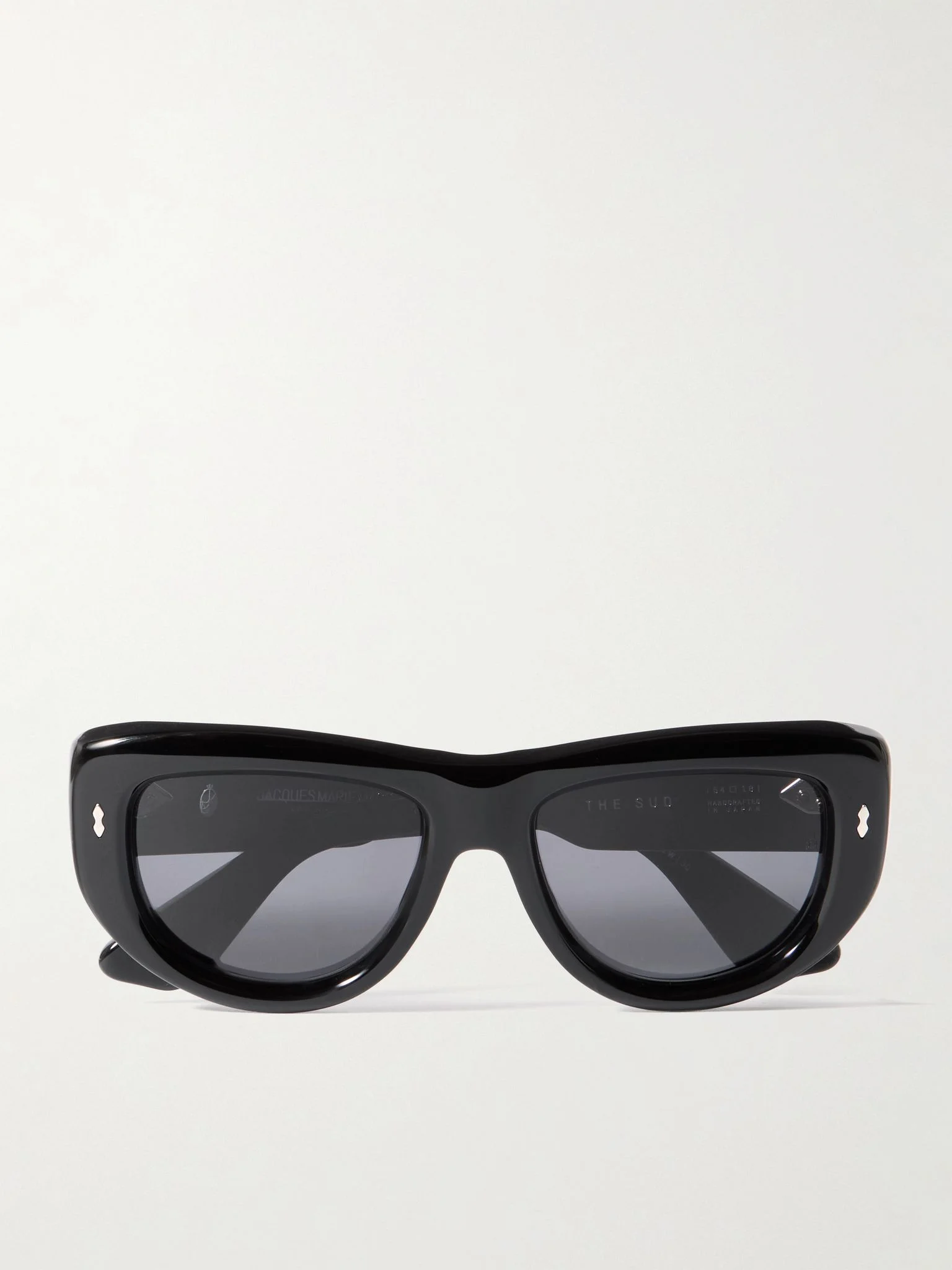 + Erin Wasson The Sud square-frame acetate sunglasses Black - 1