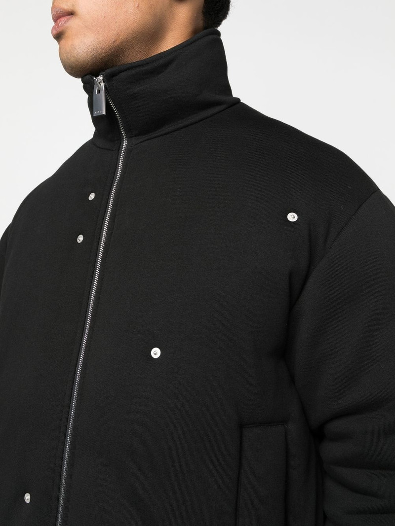 padded stud-detail jacket 5