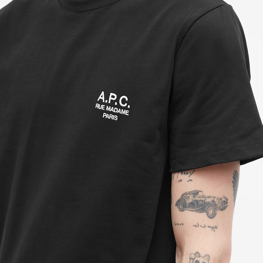 A.P.C. Raymond Embroidered Logo T-Shirt - 5