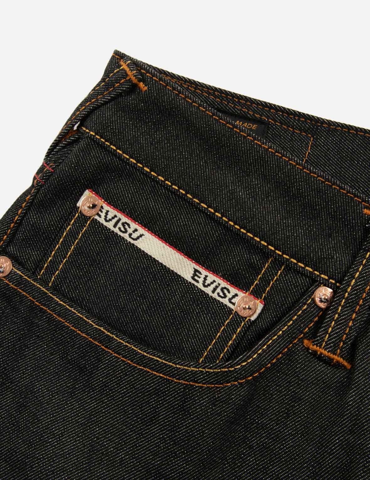 Seagull Textured Embroidery Slim Fit Jeans #2010 - 11