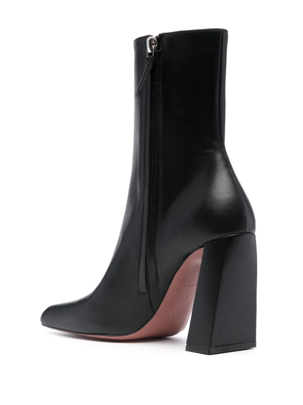 Leather heel ankle boots - 3