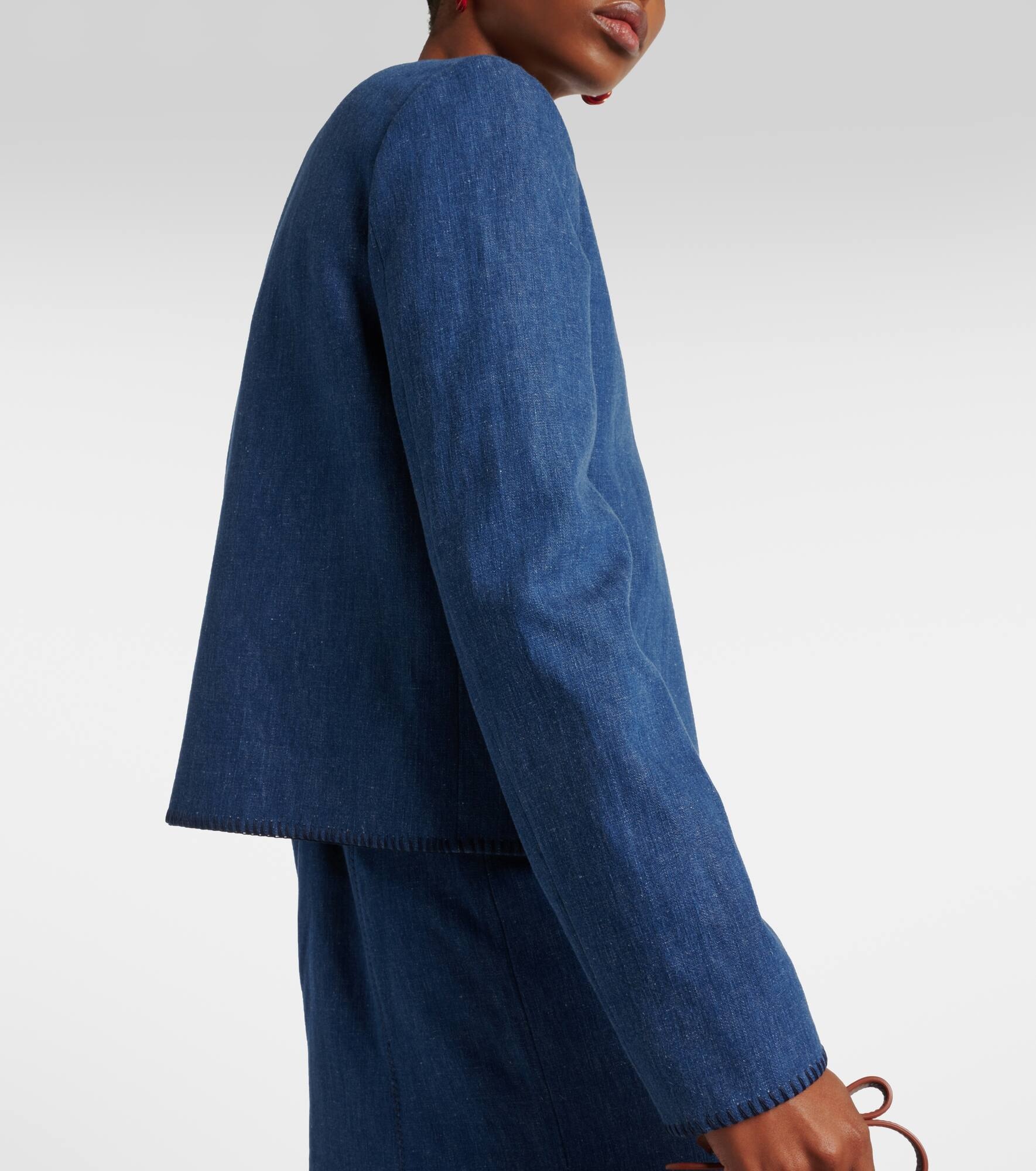 Wyn cotton and linen jacket - 5