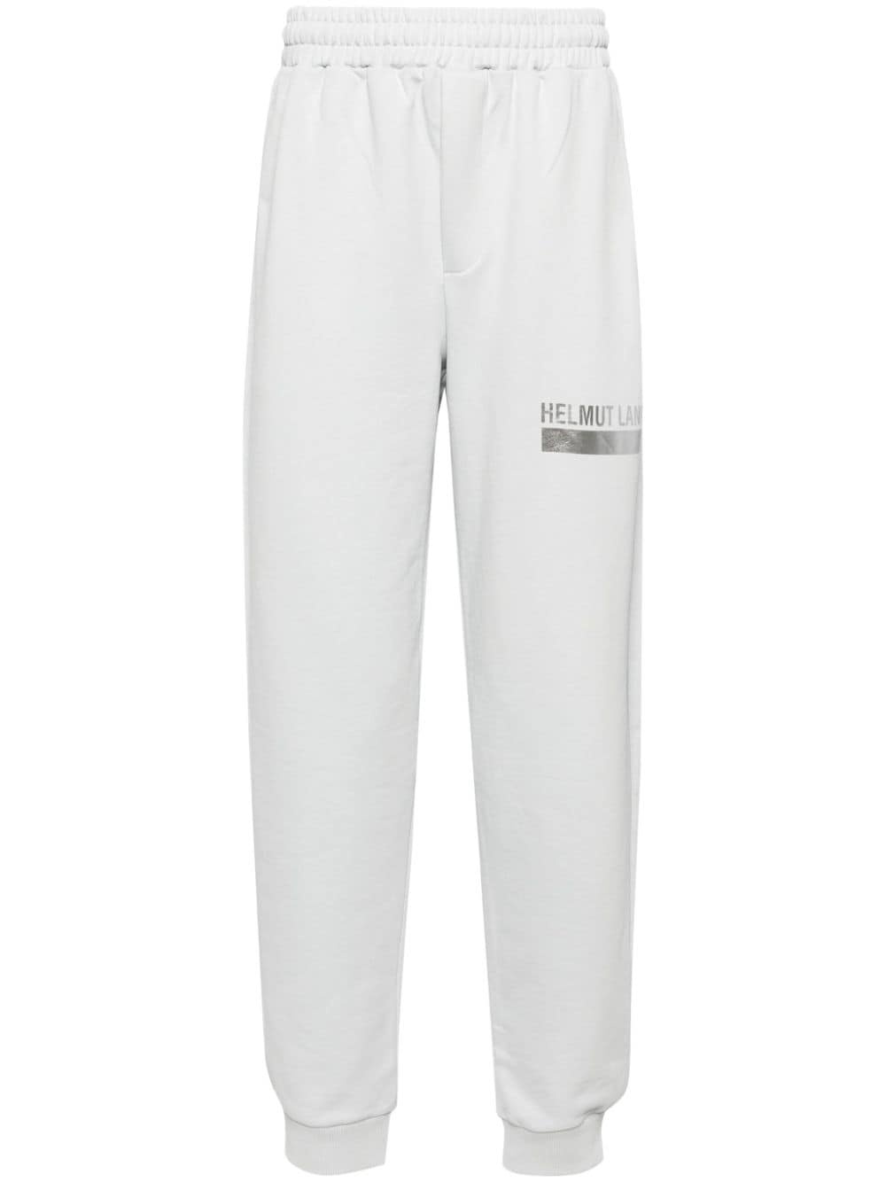 logo-print cotton track pants - 1