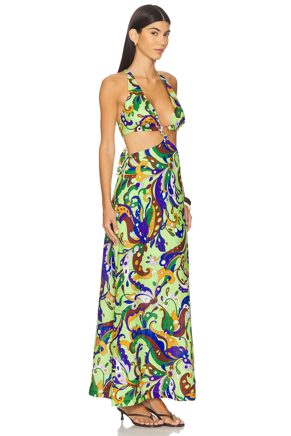 Yvette Cut Out Midi Dress - 2