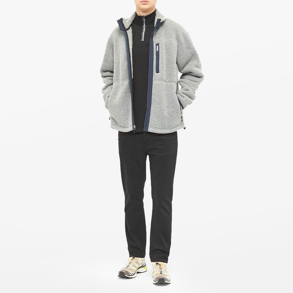 Acne Studios Ellington Tech Logo Quarter Zip - 5