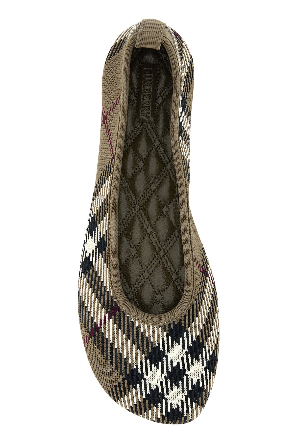 Embroidered canvas ballerinas - 4