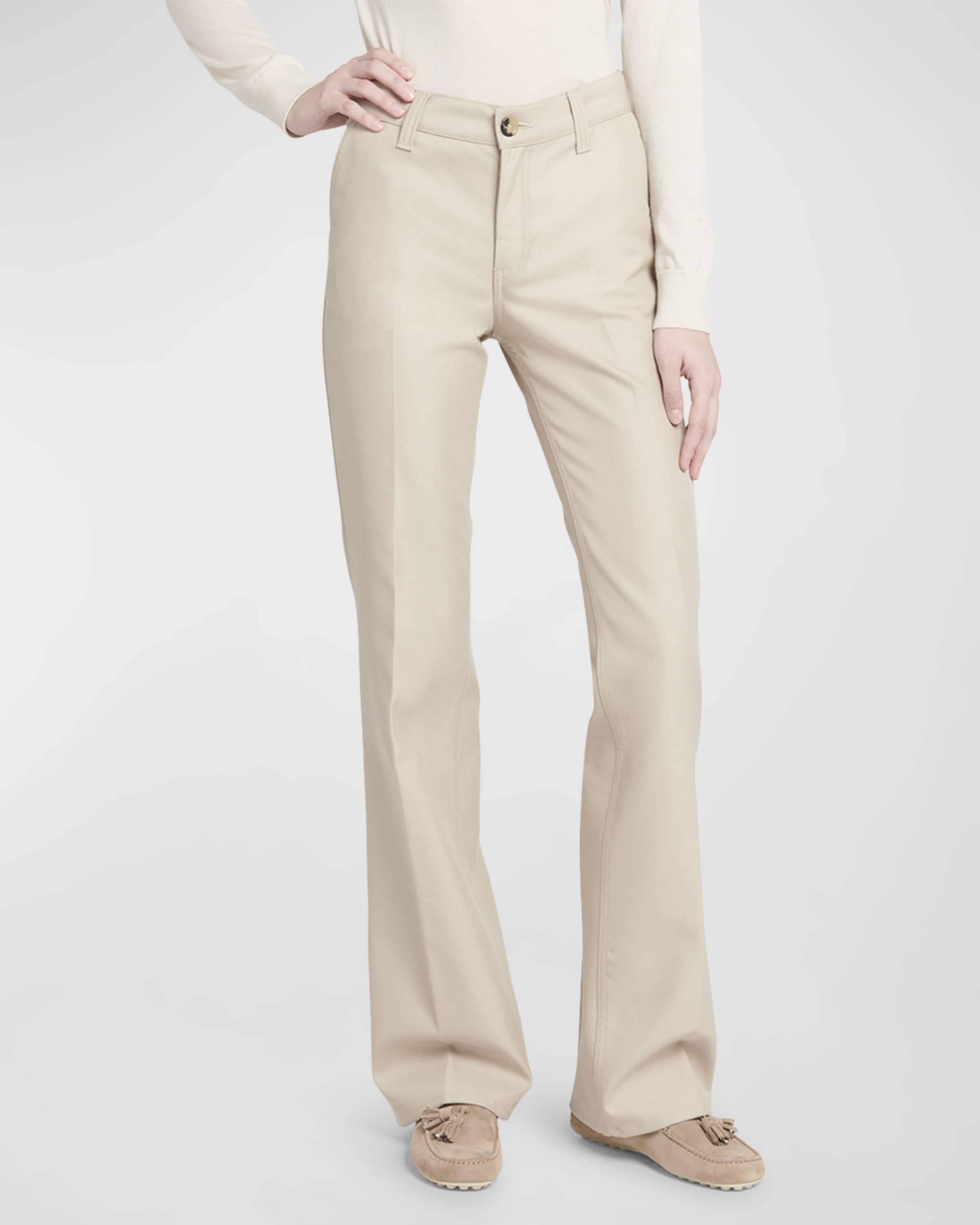 Thayer Luxury Cotton Straight-Leg Pants - 2