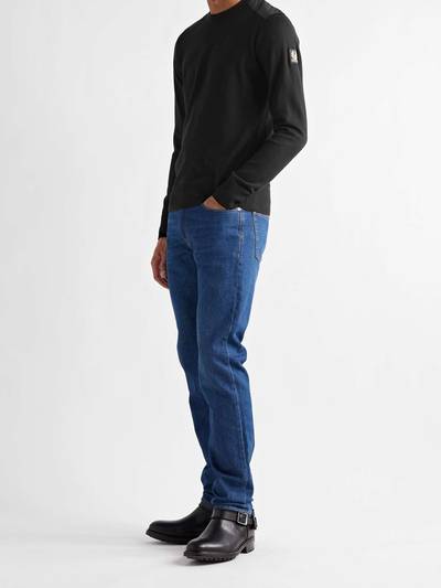 Belstaff Kerrigan Slim-Fit Quilted Shell-Trimmed Merino Wool Sweater outlook