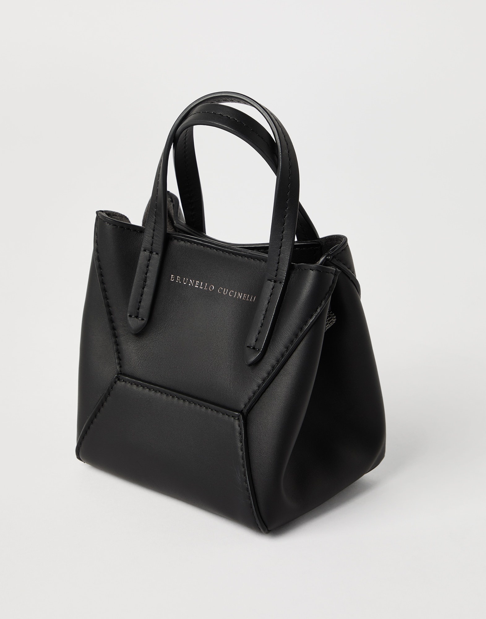 BC Duo mini bag in calfskin with monili - 3