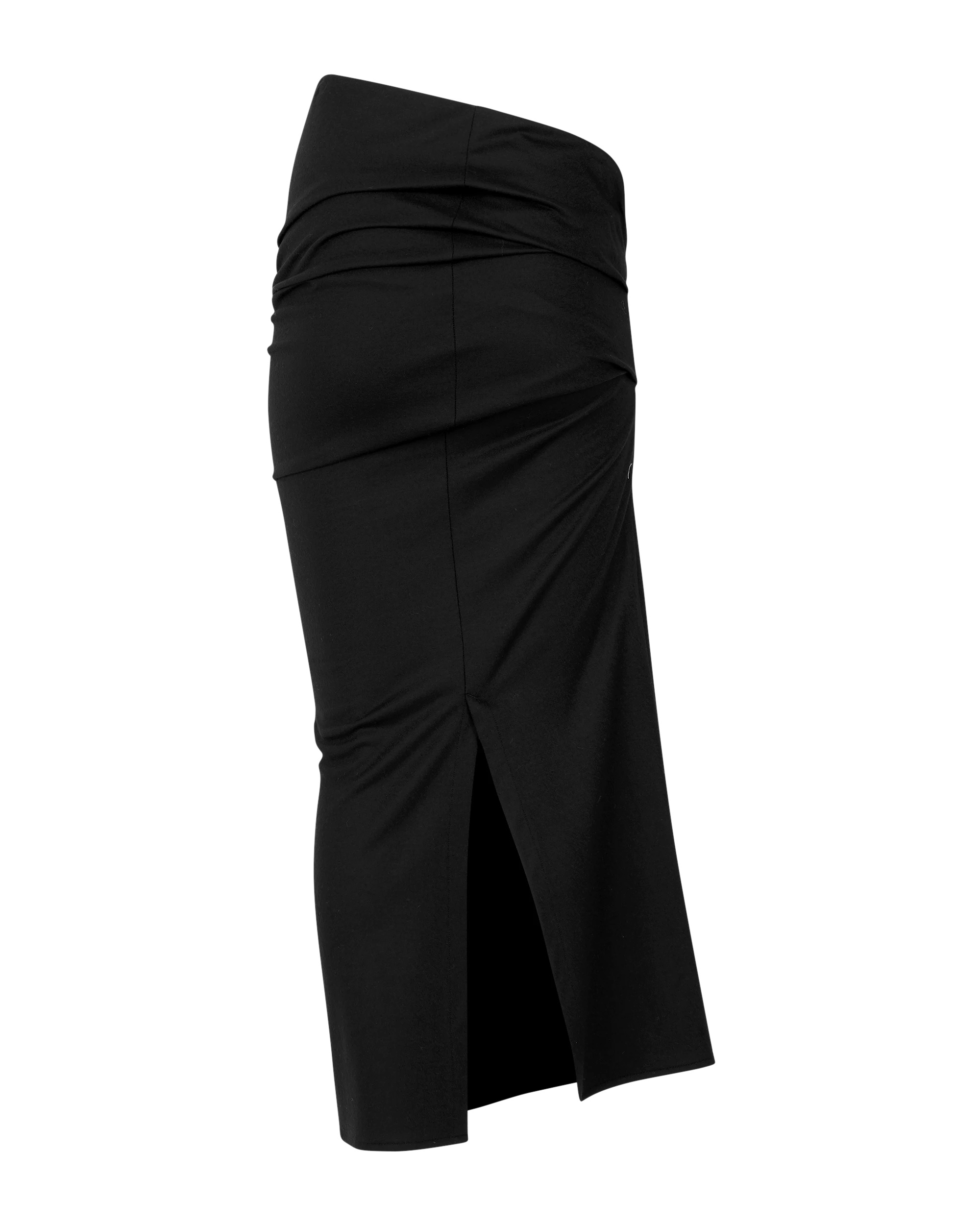 WOOL SKIRT BLACK - 2