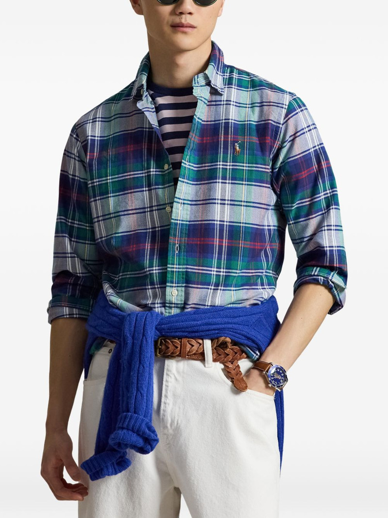 plaid embroidered shirt 3