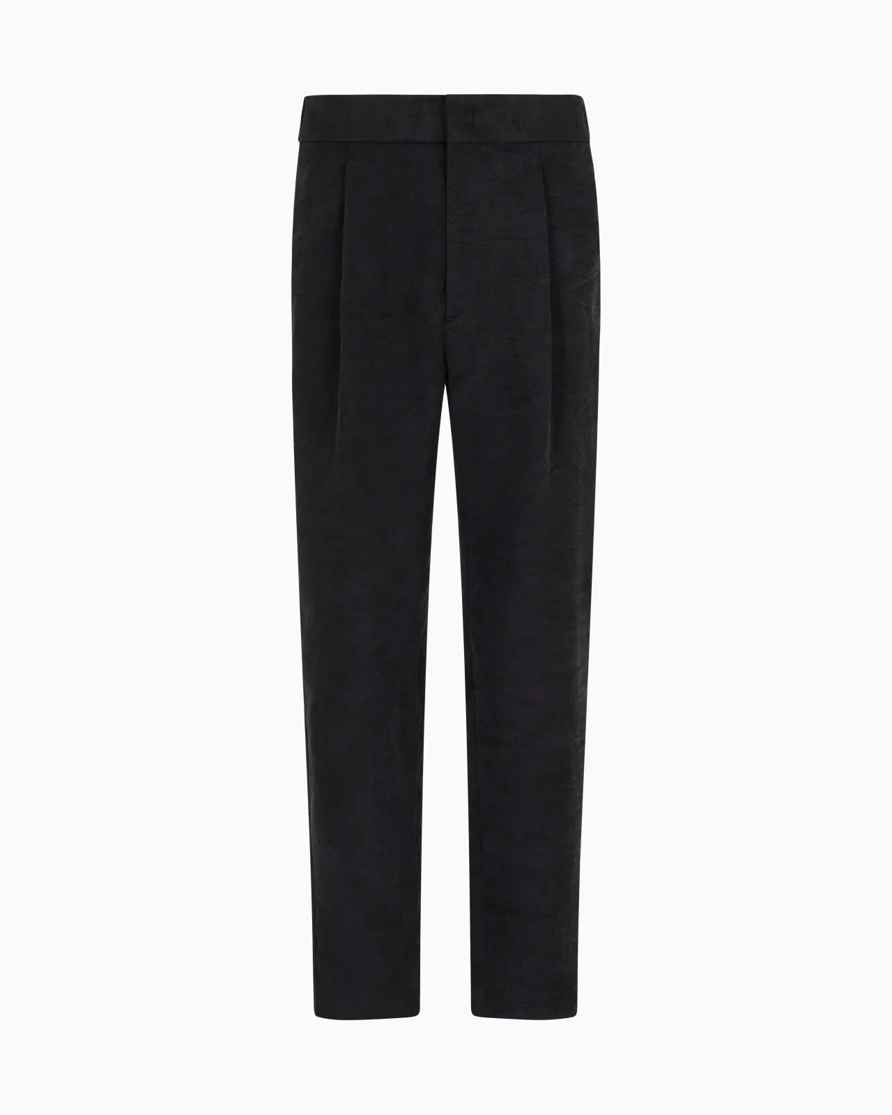 WASHED SILK SINGLE-DART TROUSERS - 1