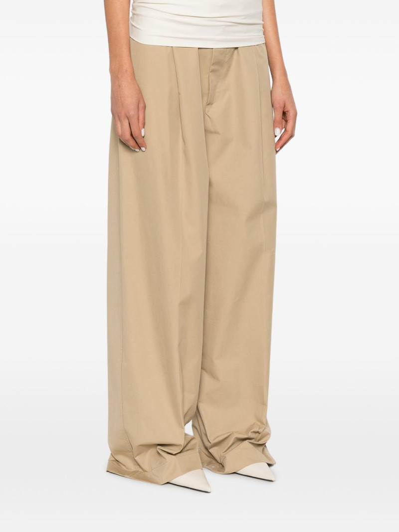 Wendy fold-over pleated trousers 3