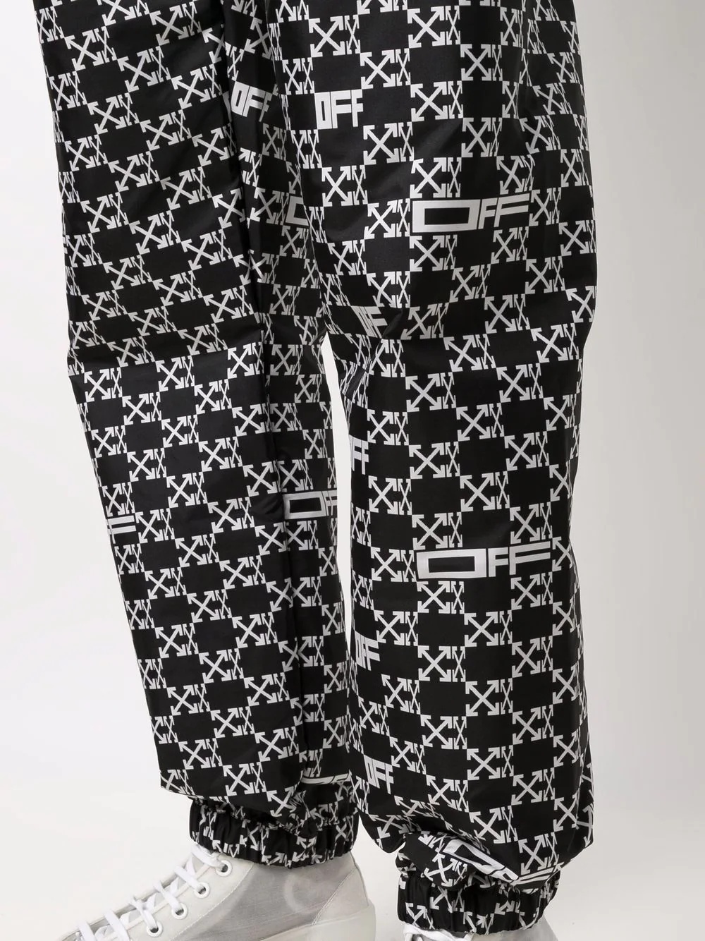 all-over logo track pants - 5