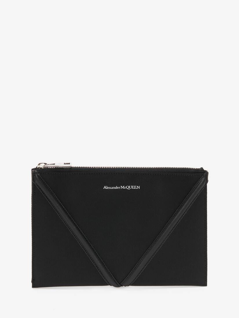 The Harness Small Zip Pouch in Black - 1