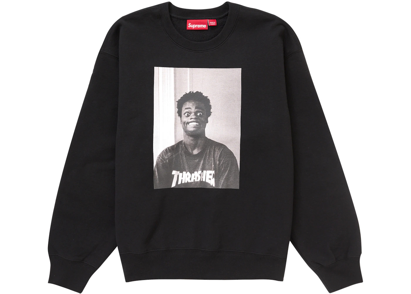 Supreme Thrasher Crewneck Black - 1