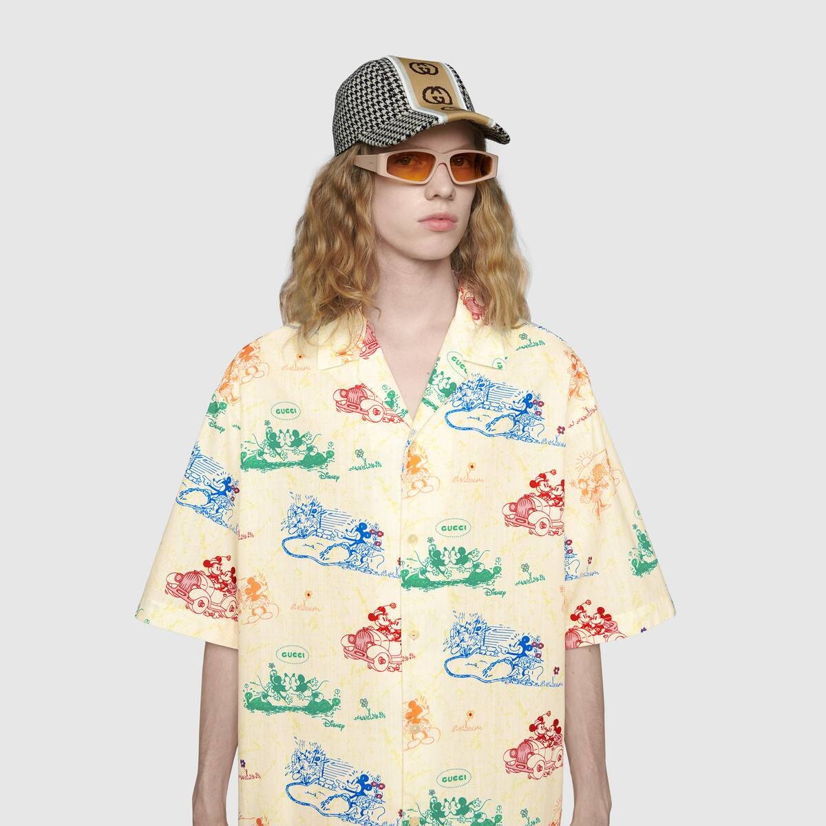 Disney x Gucci oversize bowling shirt - 5