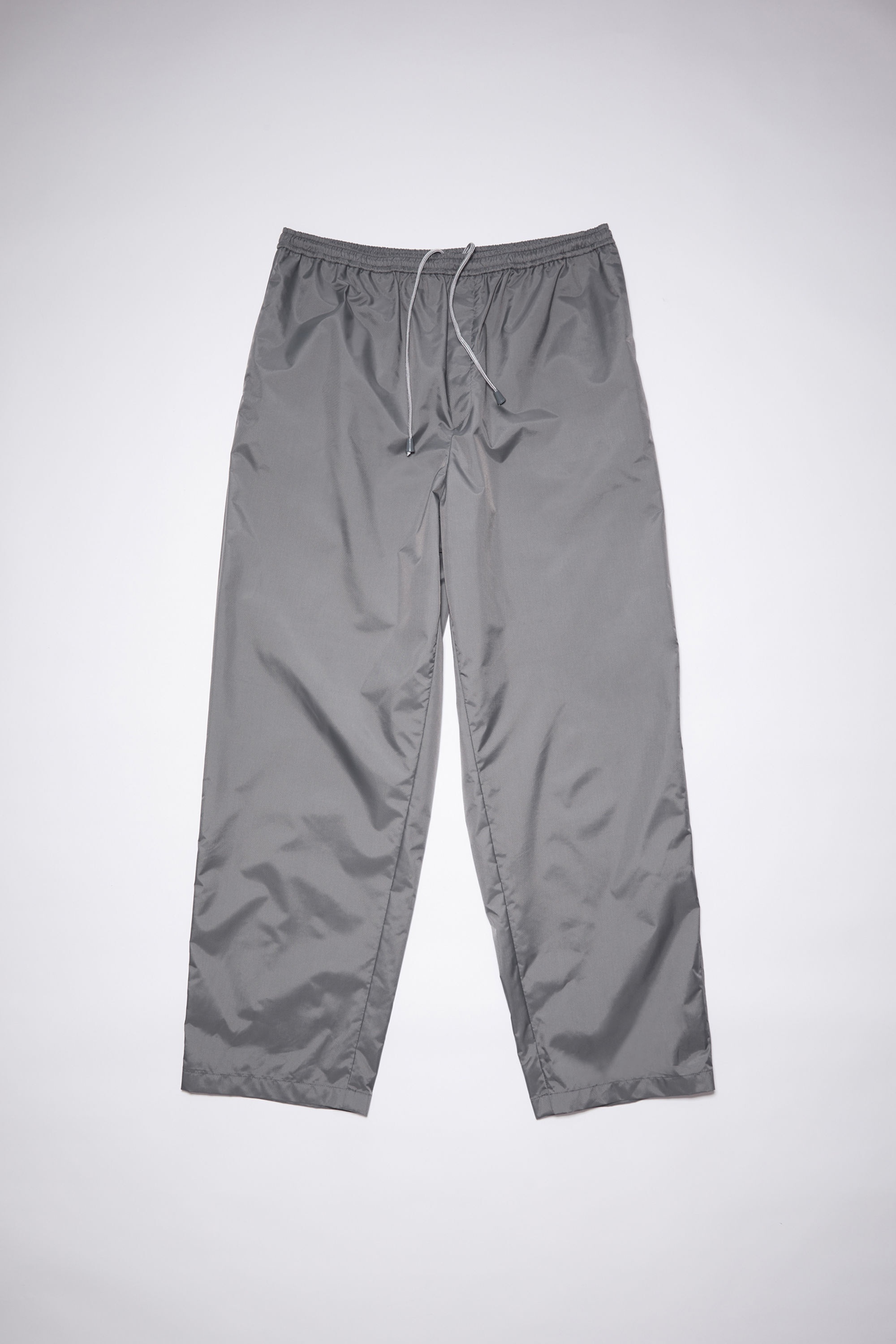 Acne Studios Face logo patch sweatpants - Carbon grey | REVERSIBLE