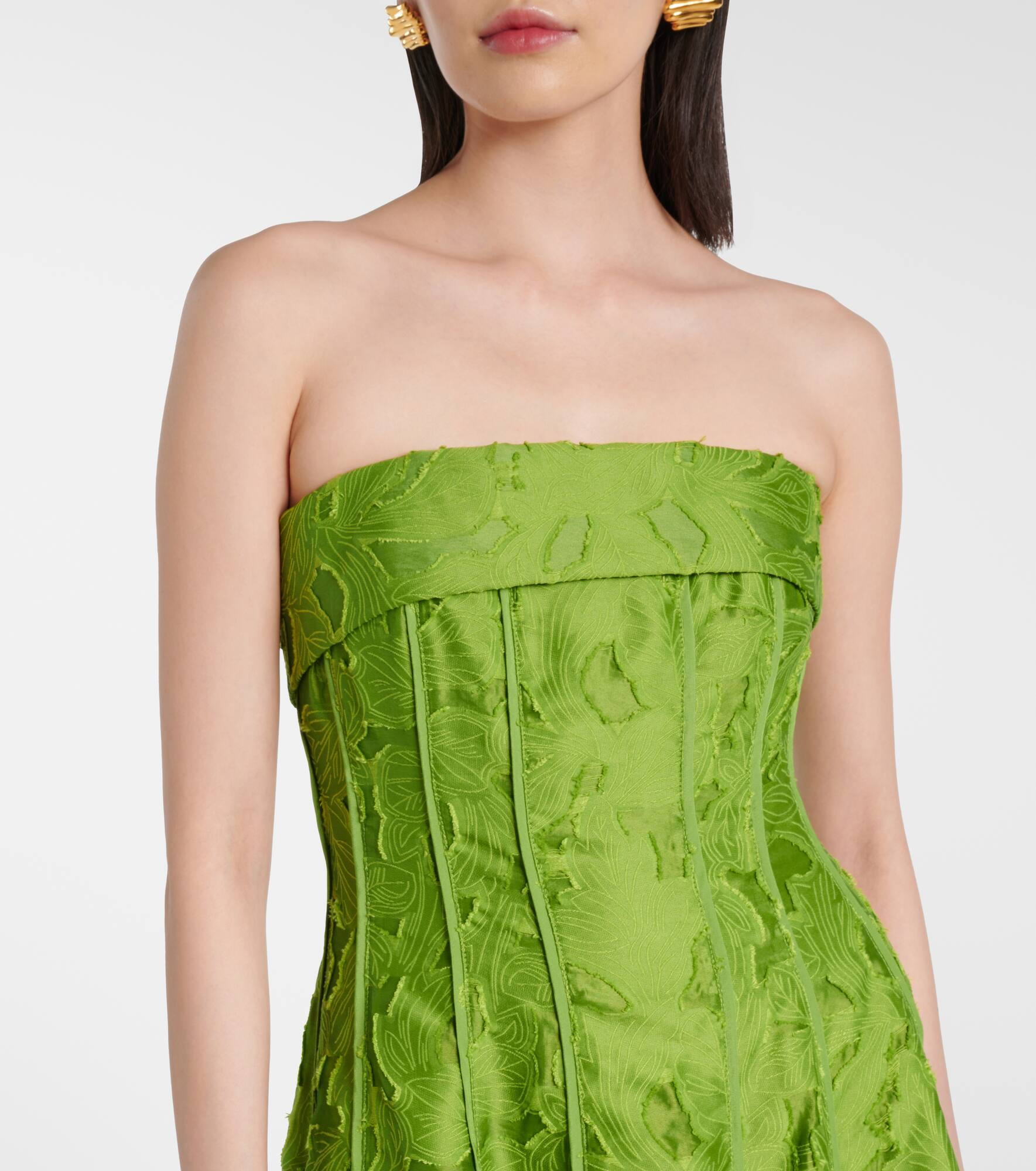 Imogen jacquard bustier dress - 4