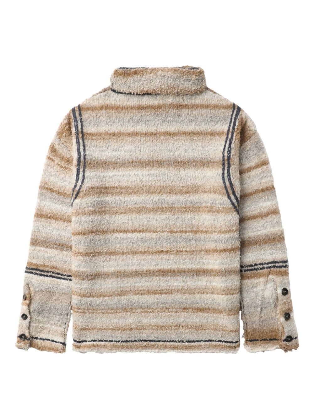 stripe-detailing jumper - 6