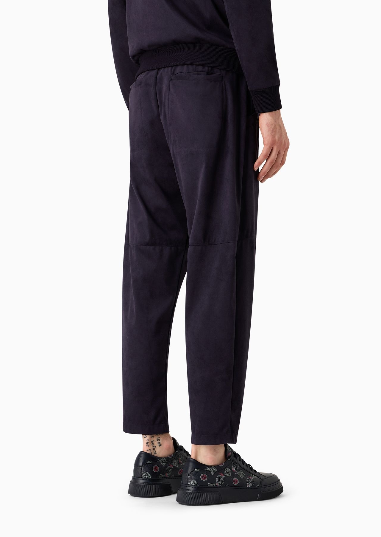 Faux-suede trousers - 3