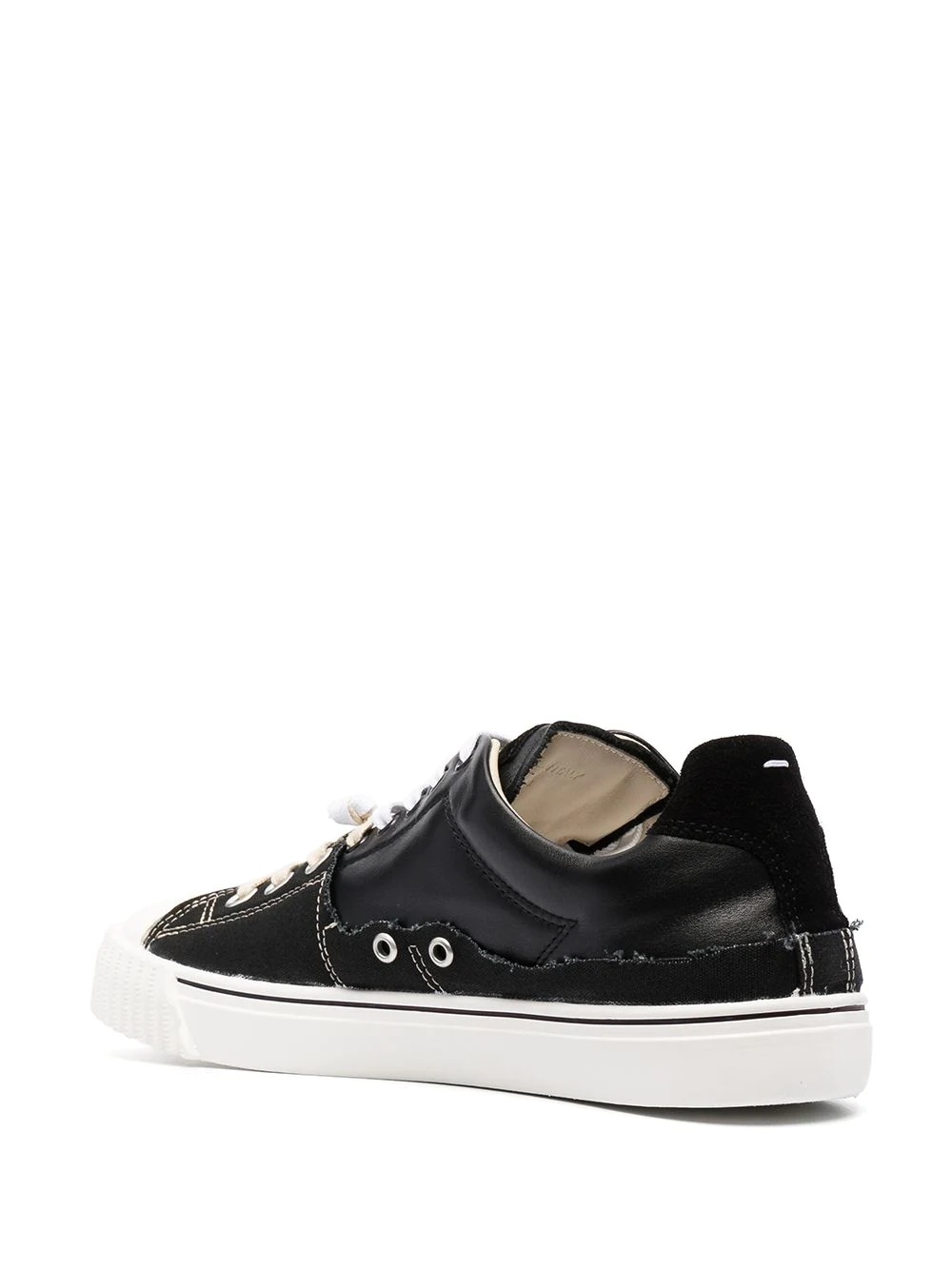 panelled low-top sneakers - 3