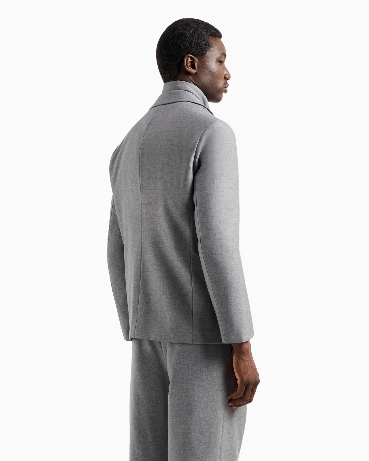 Travel Essentials virgin wool-blend full-zip blazer with detachable inner panel - 3