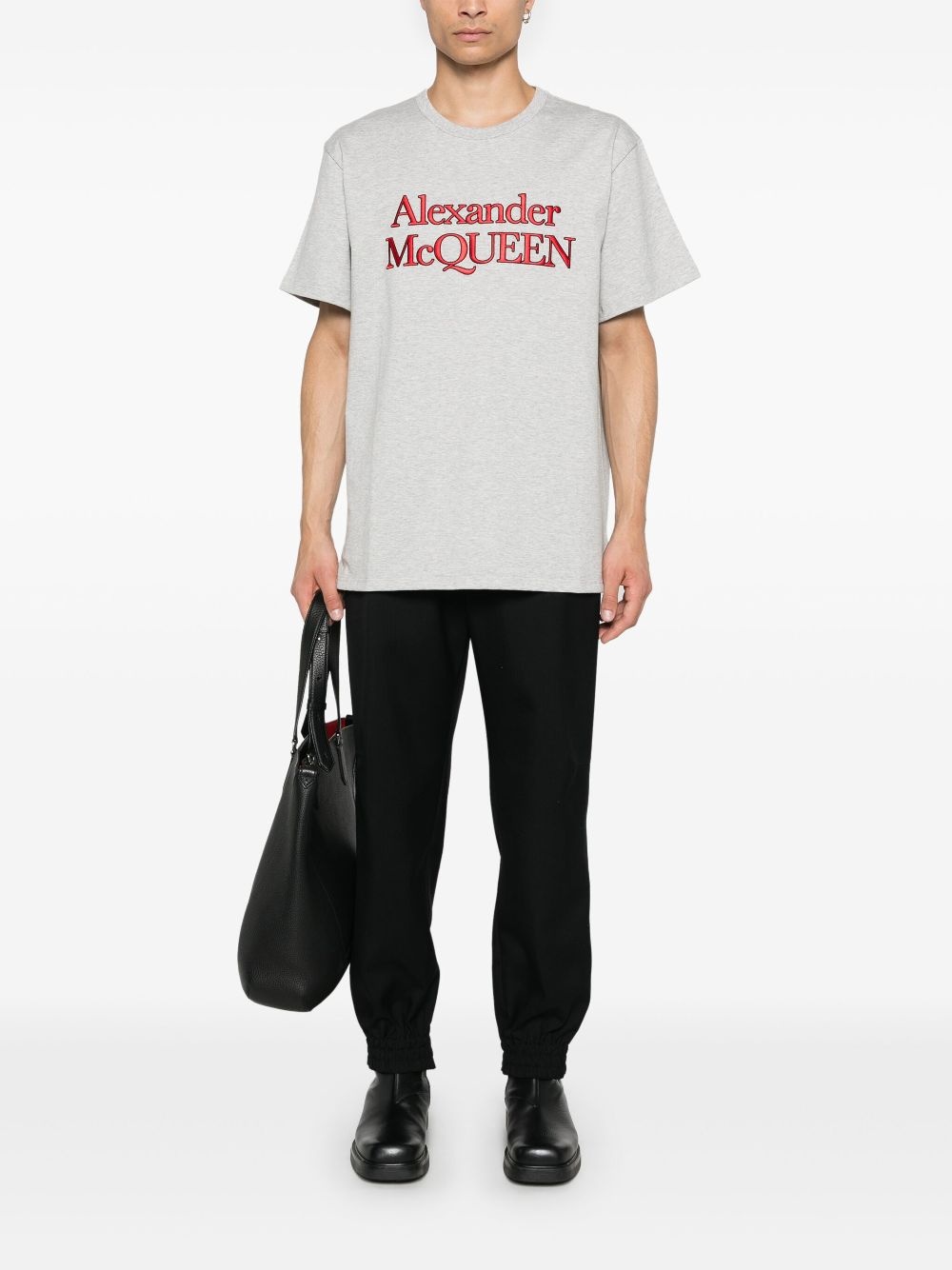 logo-print cotton T-shirt - 2