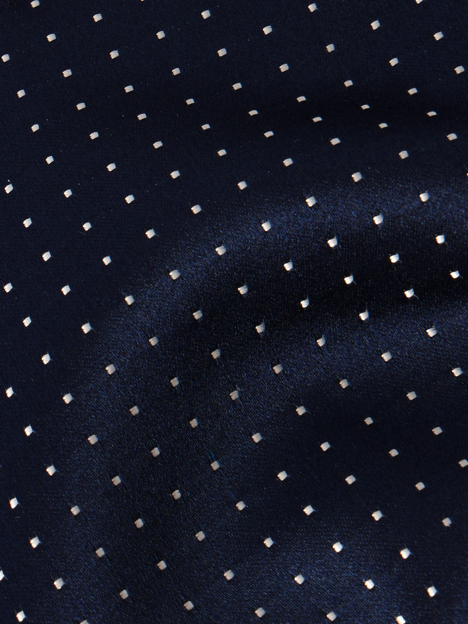 8cm Polka-Dot Silk-Satin Tie Navy - 3