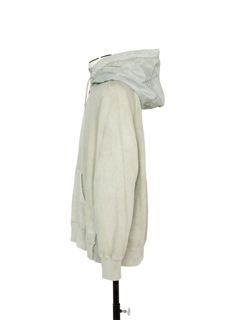 sacai Garment Dye Cotton Jersey Hoodie outlook