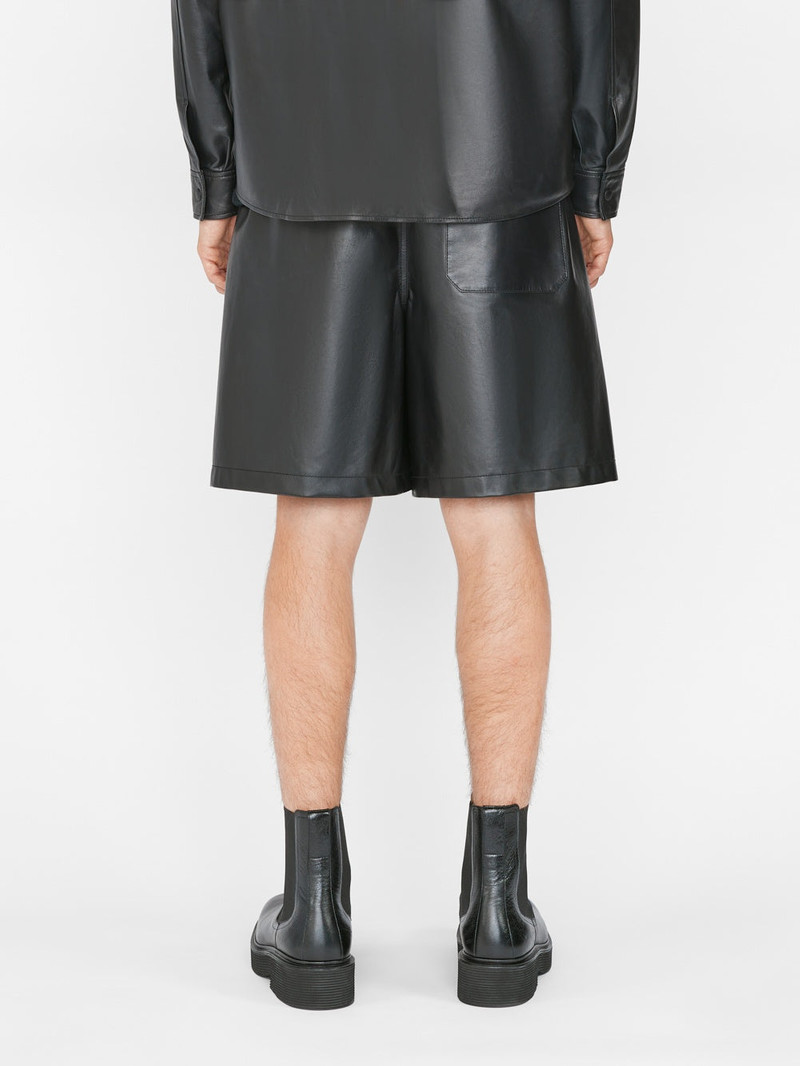 Leather Short in Noir 9