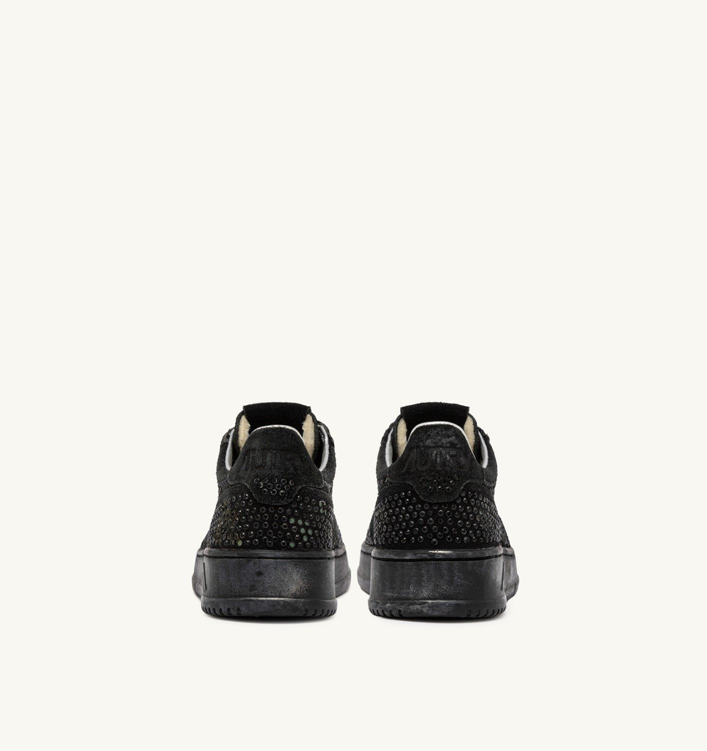 MEDALIST LOW 'CRYSTAL' MICRO RHINESTONES SNEAKERS BLACK - 3