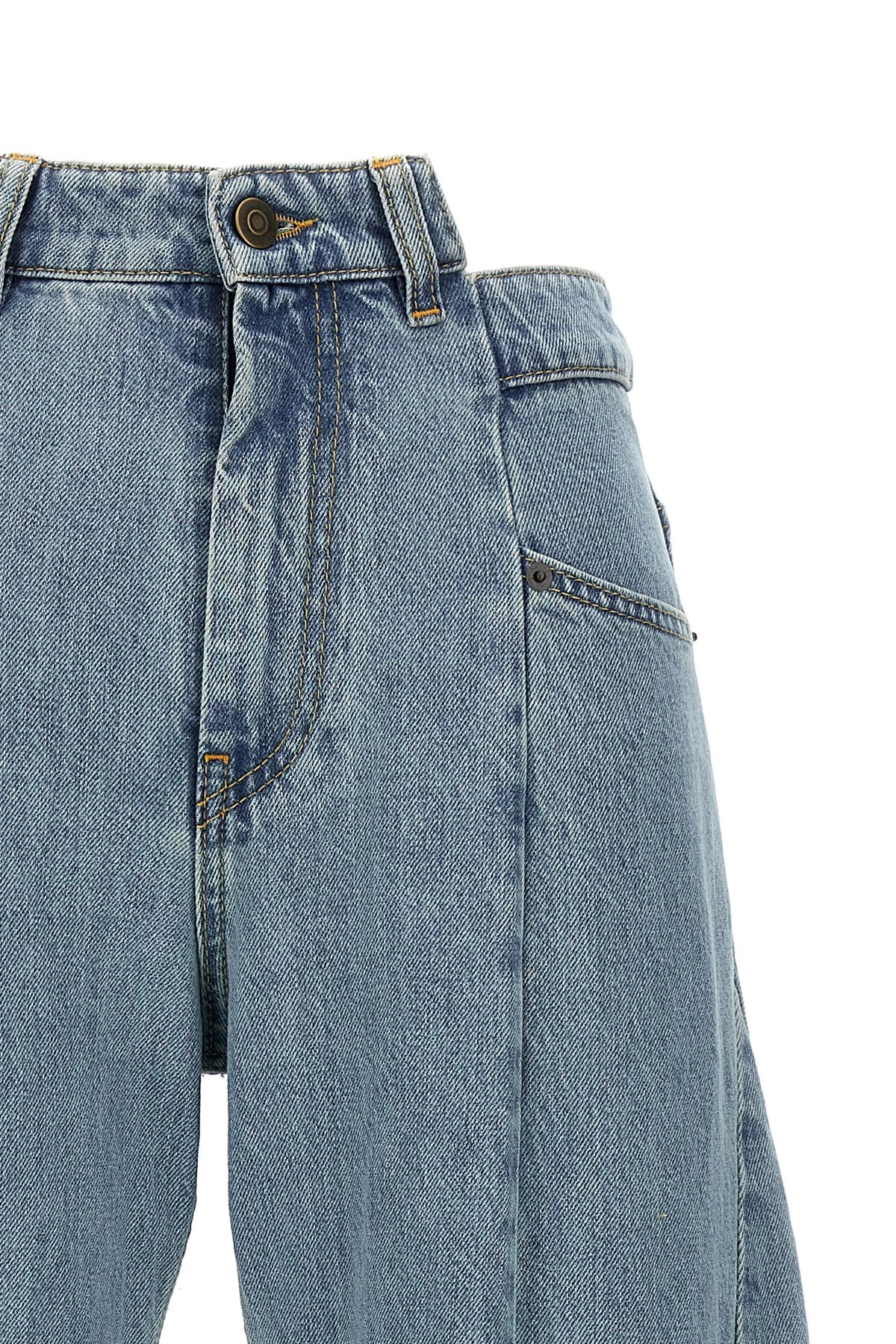 Asymmetrical waist jeans - 3