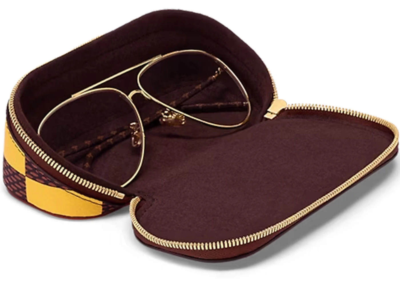 Louis Vuitton Sunglasses Pouch GM Damier Pop Yellow - 2