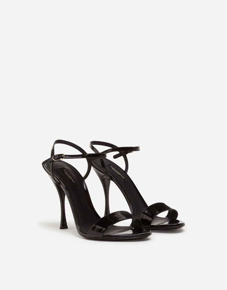 Polished calfskin sandals - 2