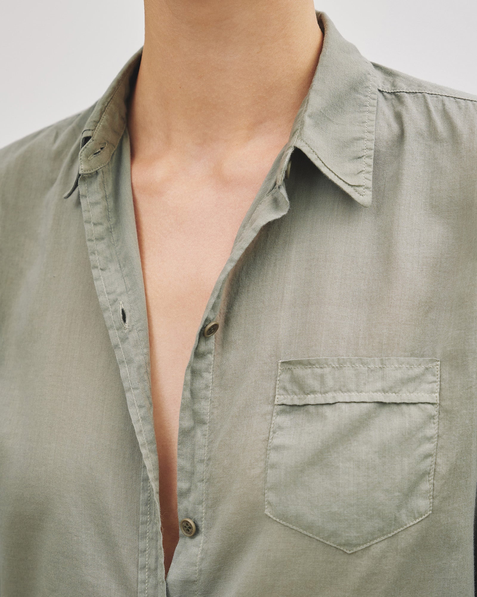 COTTON VOILE NL SHIRT - 5