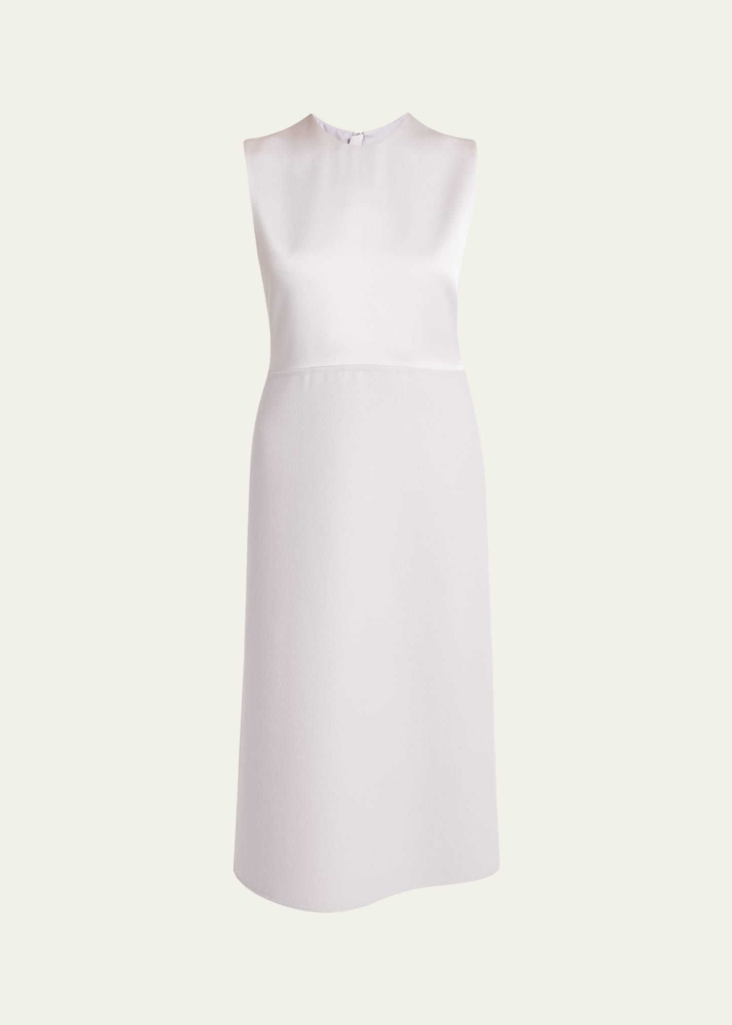 A-Line Wool Midi Dress - 1