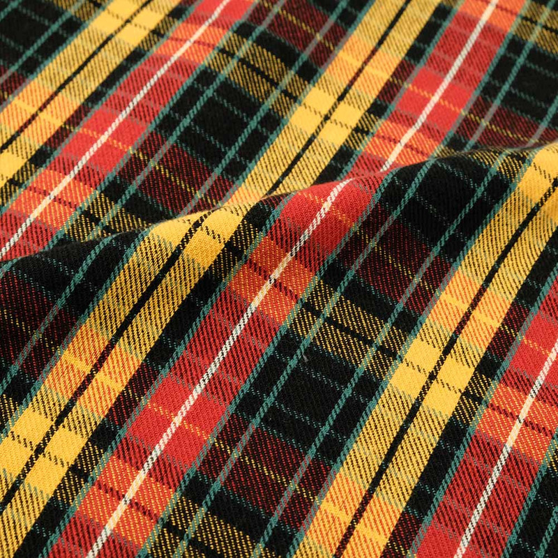 Lot.3022 FLANNEL SHIRTS WITH CHINSTRAP - F-Pattern - ONE WASH - WH-3022F24 8