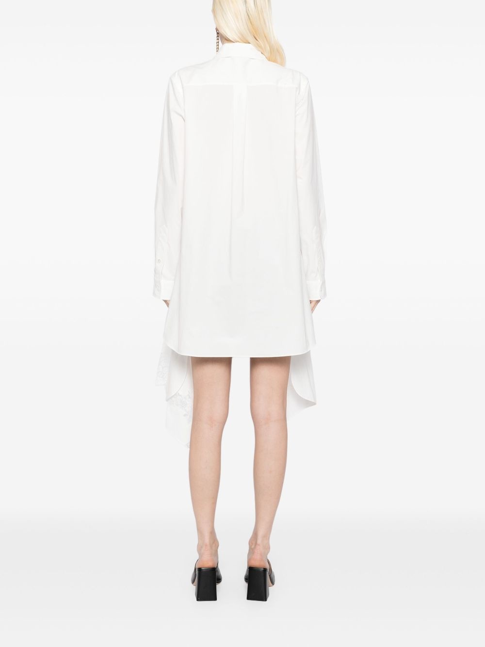 lace shirt dress - 4