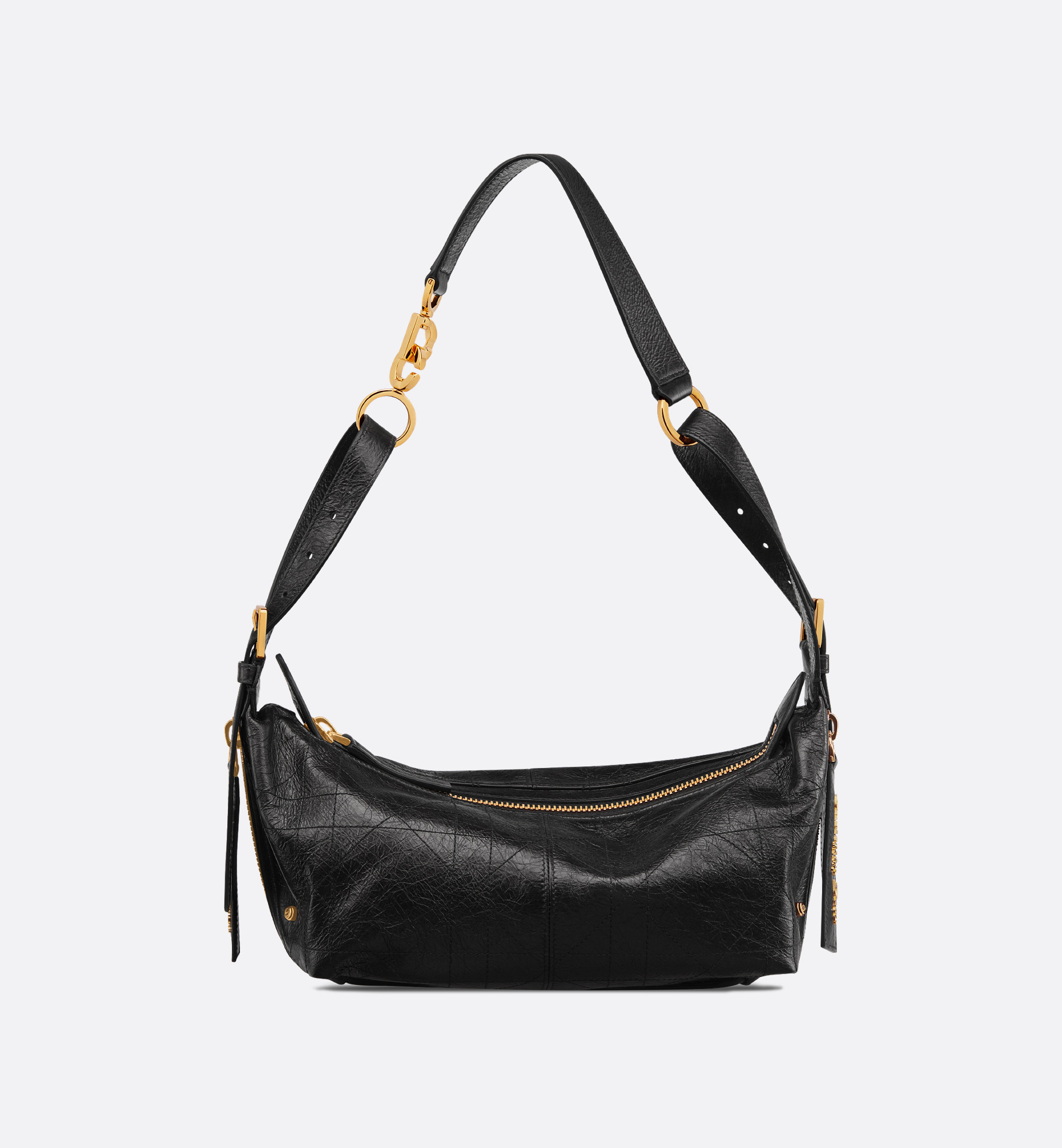 Small D-Journey Crinkled Calfskin Bag - 3