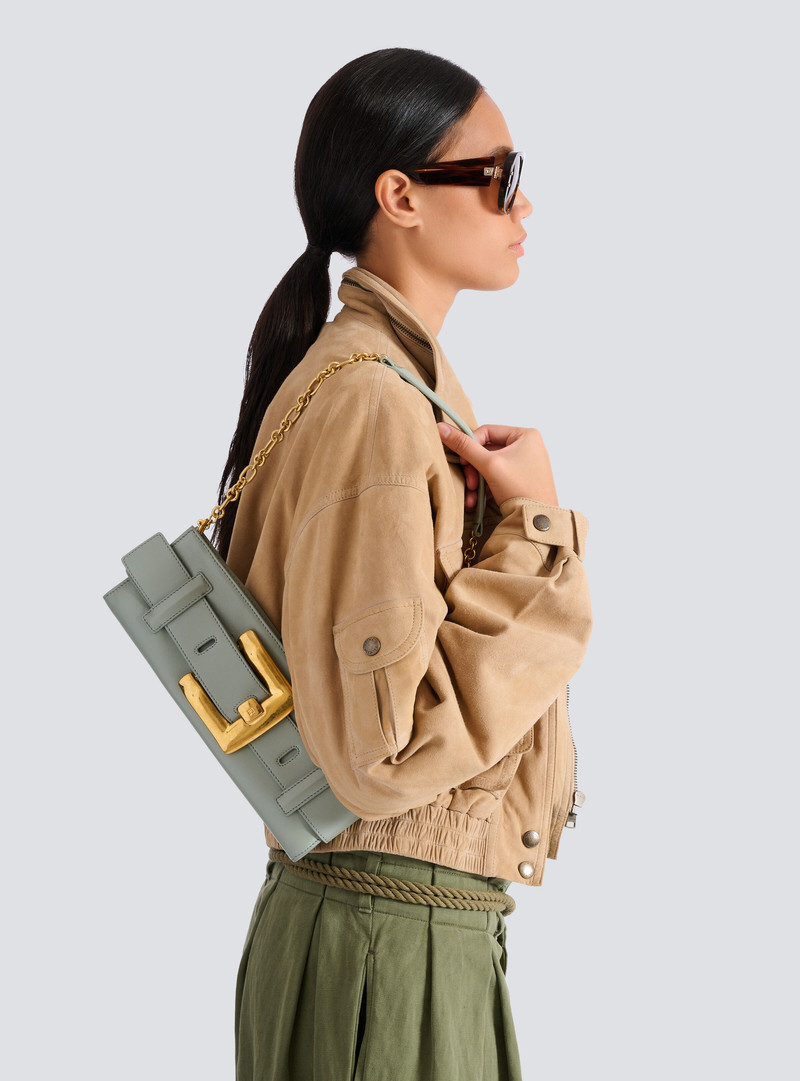Anthem calfskin leather clutch 8