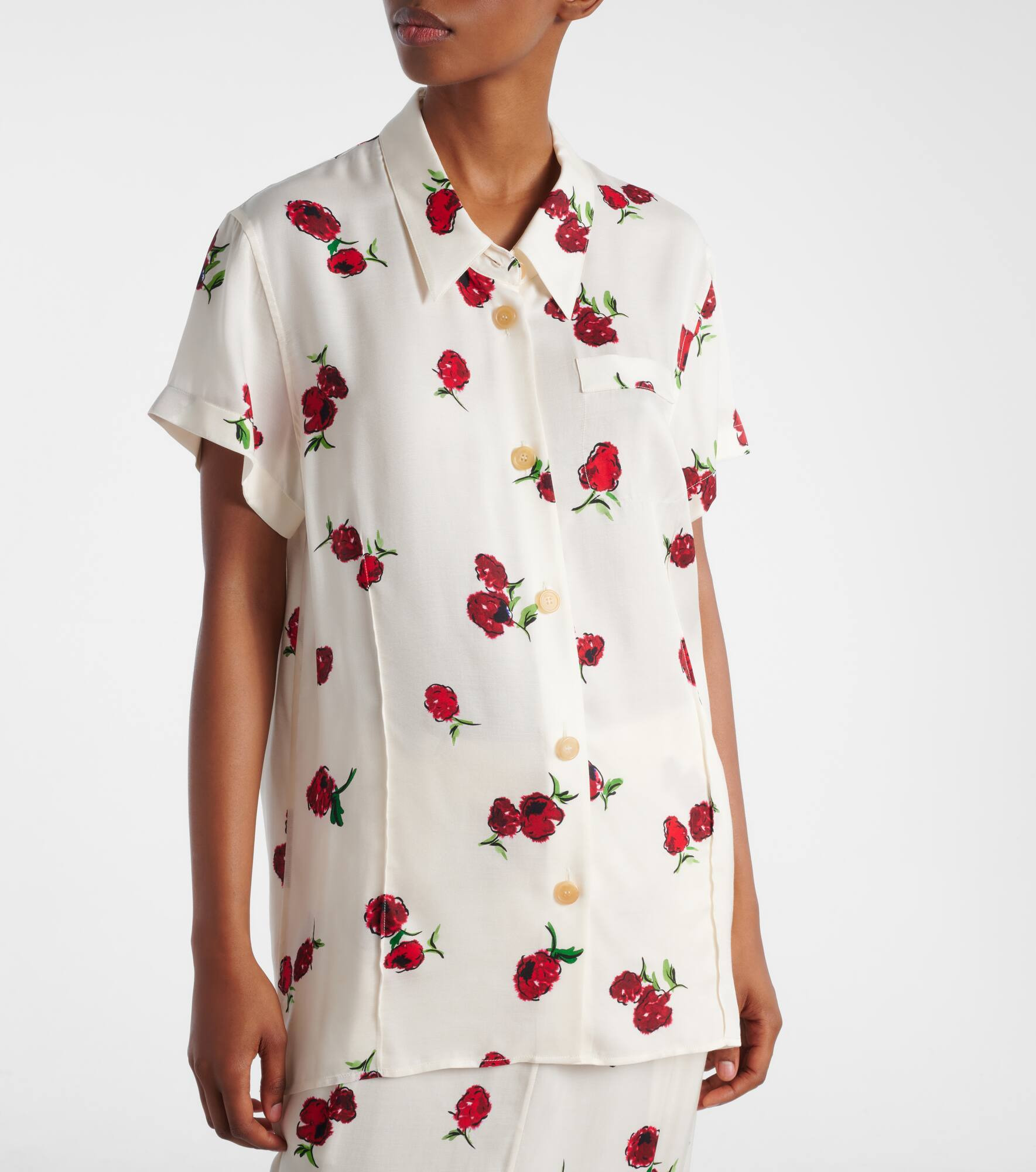 Keefe printed twill shirt - 5