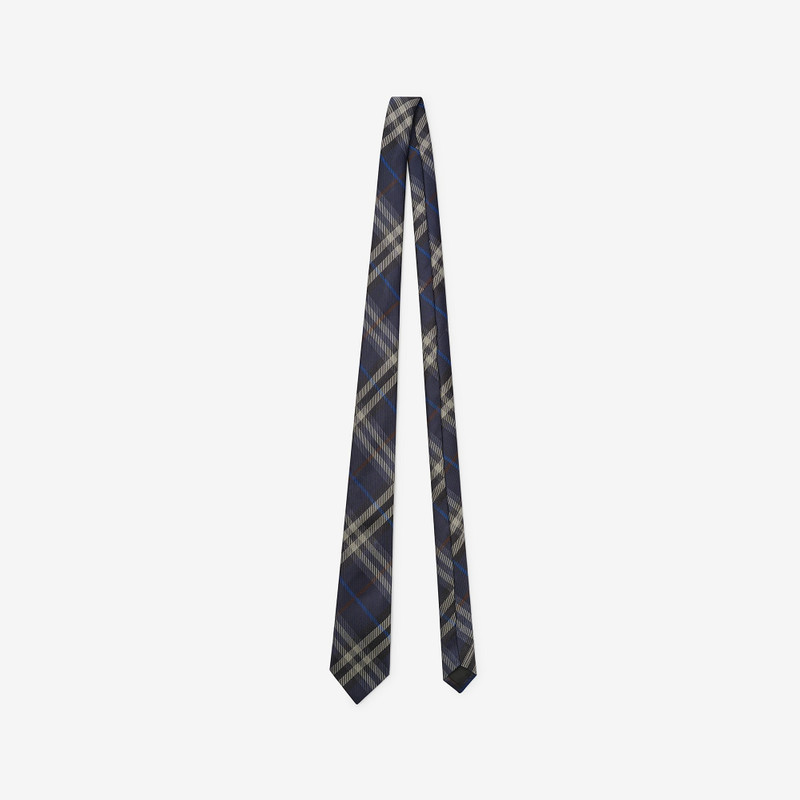 Check Silk Tie 1