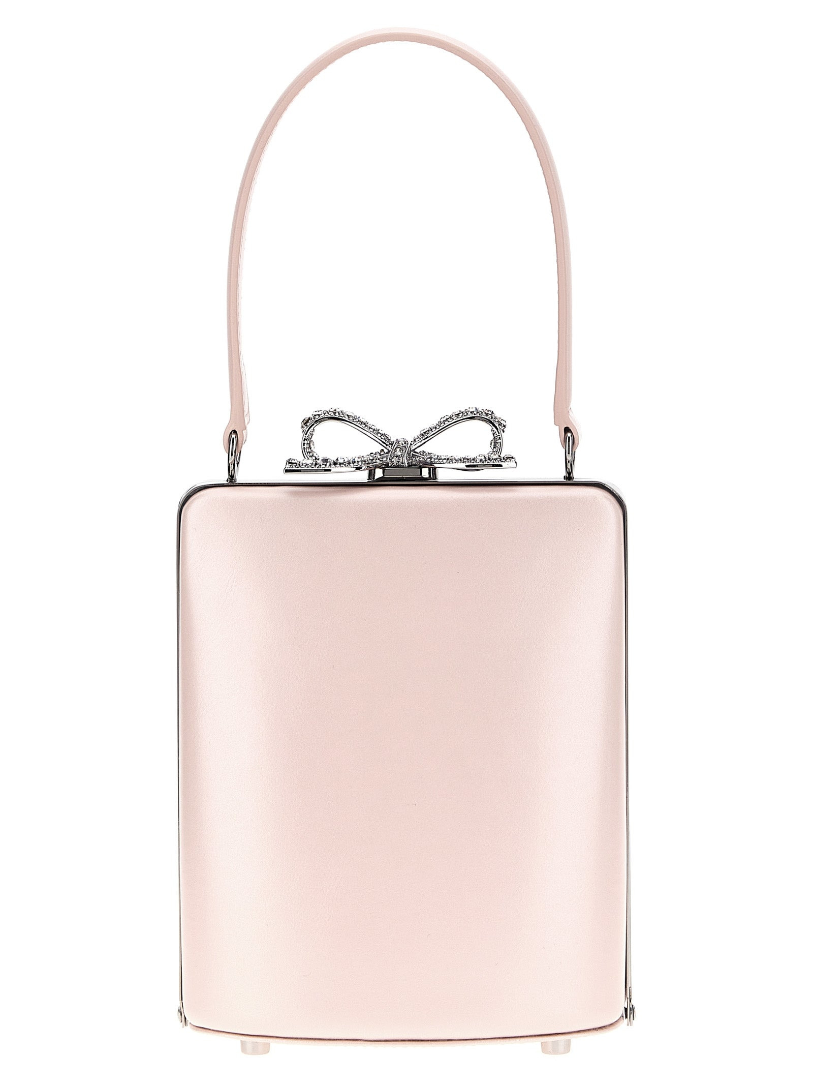 Self Portrait Women 'Pink Leather Mini Bow' Handbag - 1