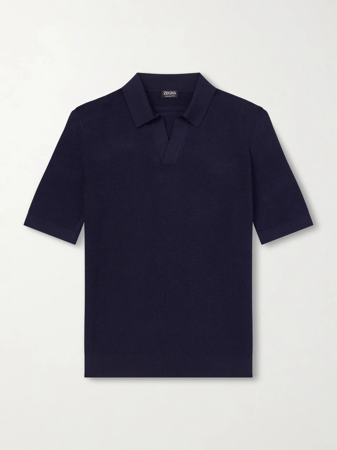 Slim-Fit Cotton-Piqué Polo Shirt - 1