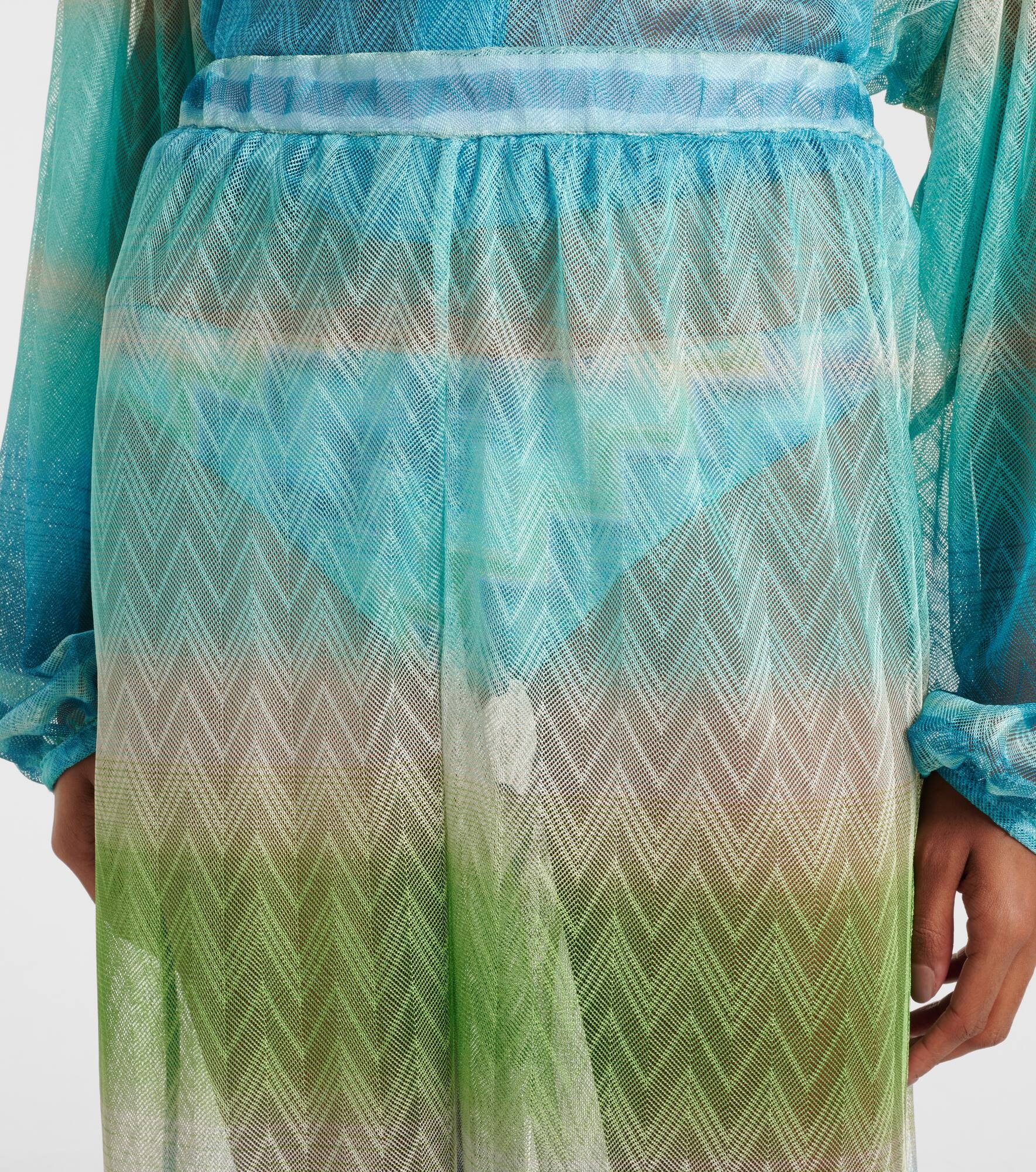 Zig Zag palazzo pants - 4