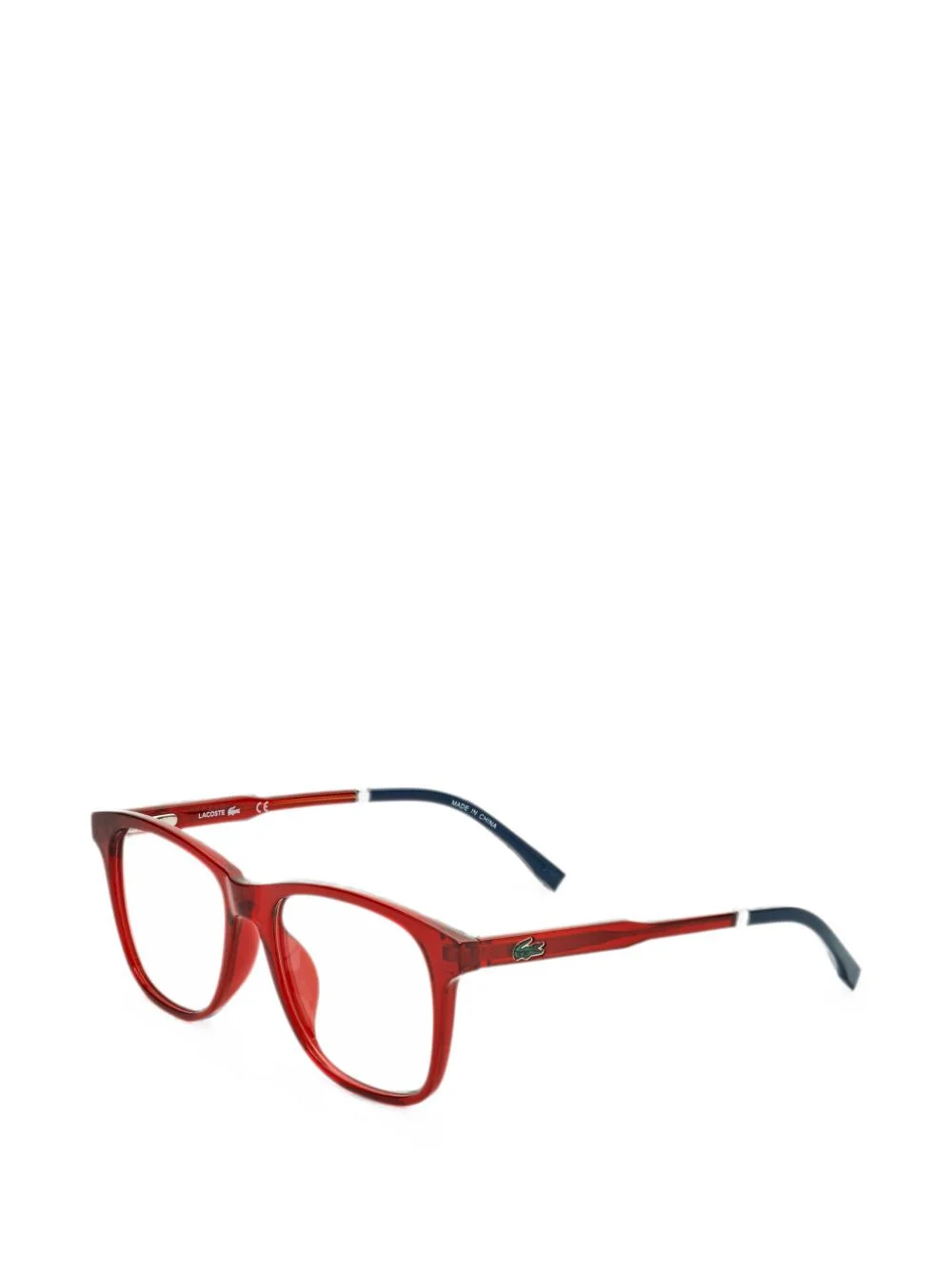 logo-plaque square-frame glasses - 1