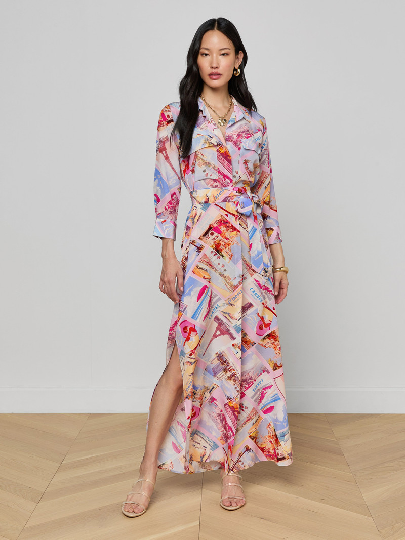Cameron Silk Shirt Dress 3