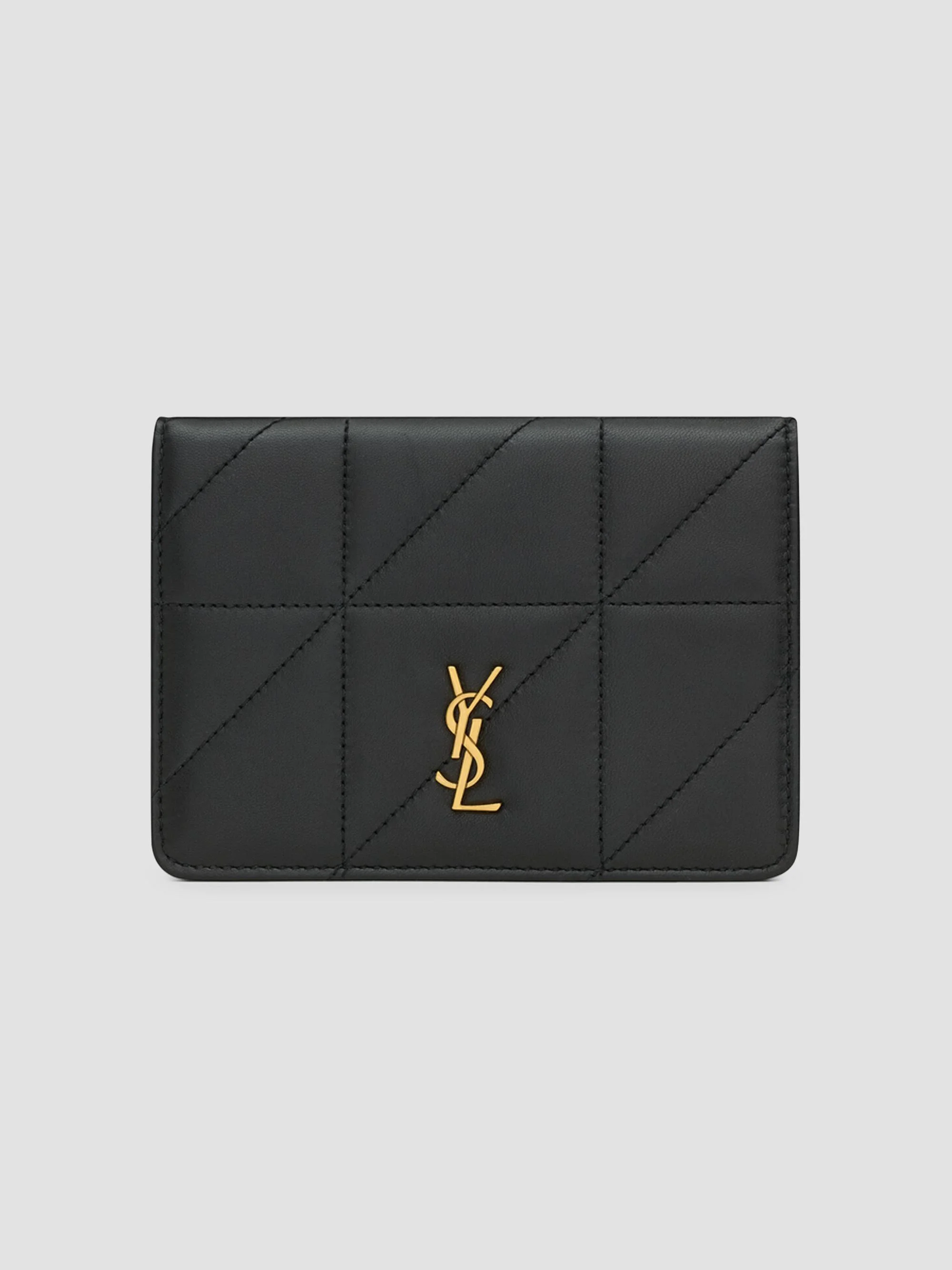 Jamie Passport Case in Lambskin Leather - Black - 1