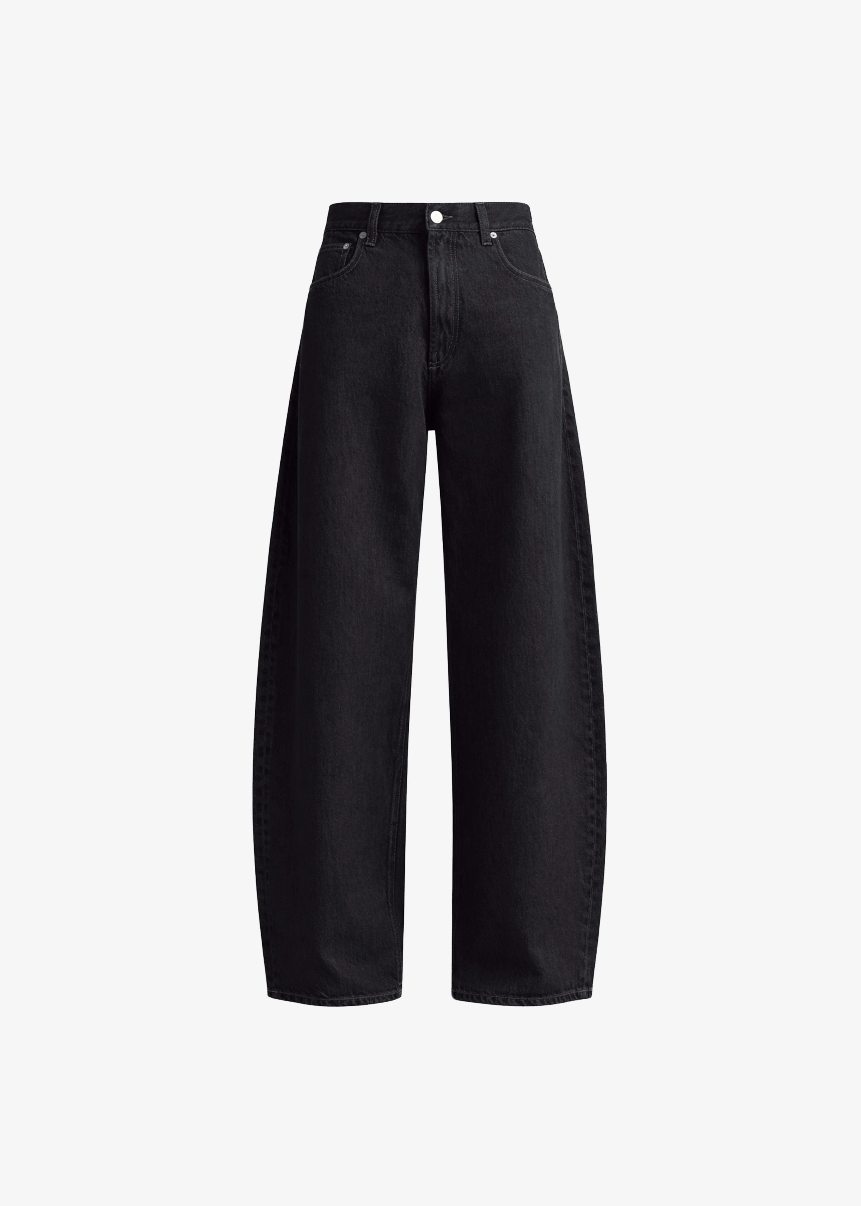 Nick Barrel Leg Jeans - Black Wash - 1